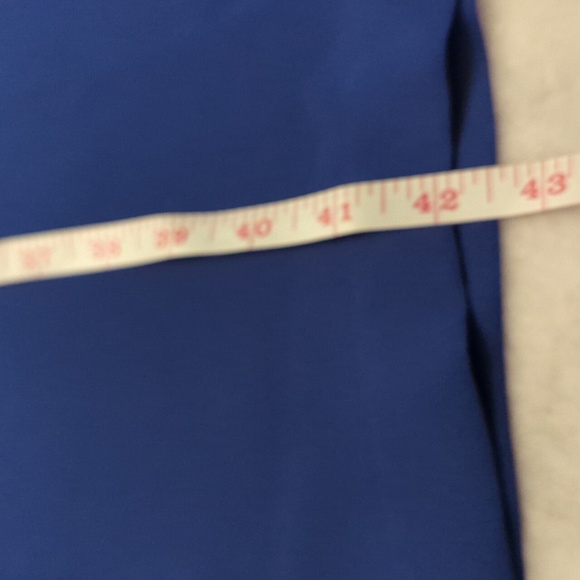 KH II Sportswear LTD Vintage 70s Shear flutter sleeves Royal Blue dress small - Picture 8 of 10